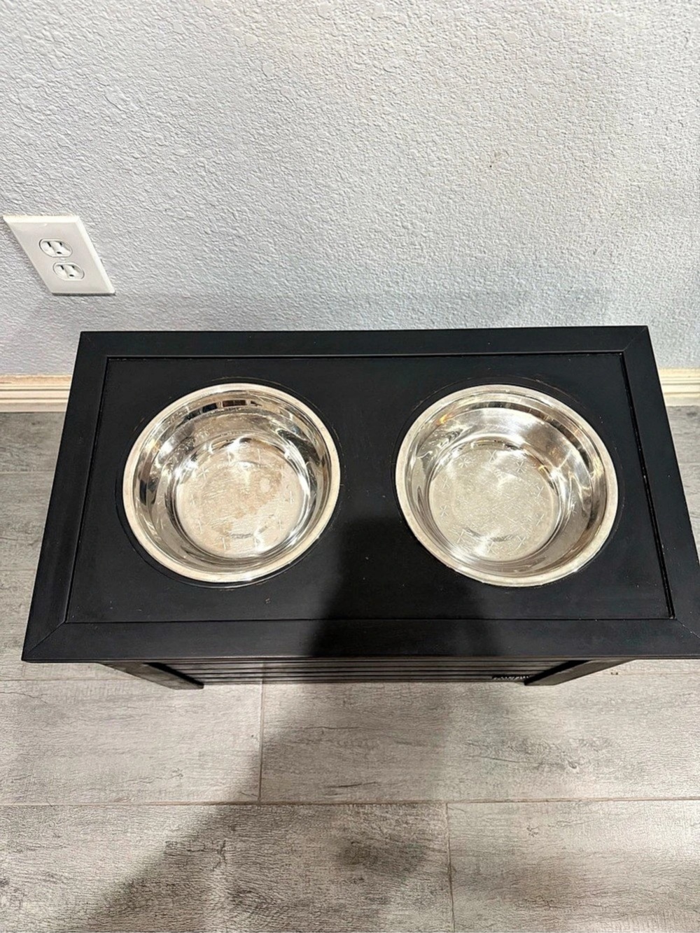 New Age Pet ECOFLEX 2-Bowl Diner with Sliding Lid Storage Bin